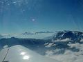 Quelque part au dessus des Alpes (photo de 2001)